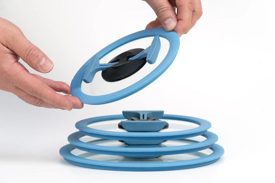 nesto glass lids with silicone rim